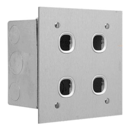Picture of Switch Plate, Metal Plate Series, 4 Gang