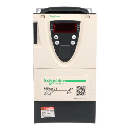 Picture of Variable speed drive, ATV71, 1.5kW, 2HP, 380 to 480V, 43dB, EMC filter, without graphic terminal, CANopen, Modbus