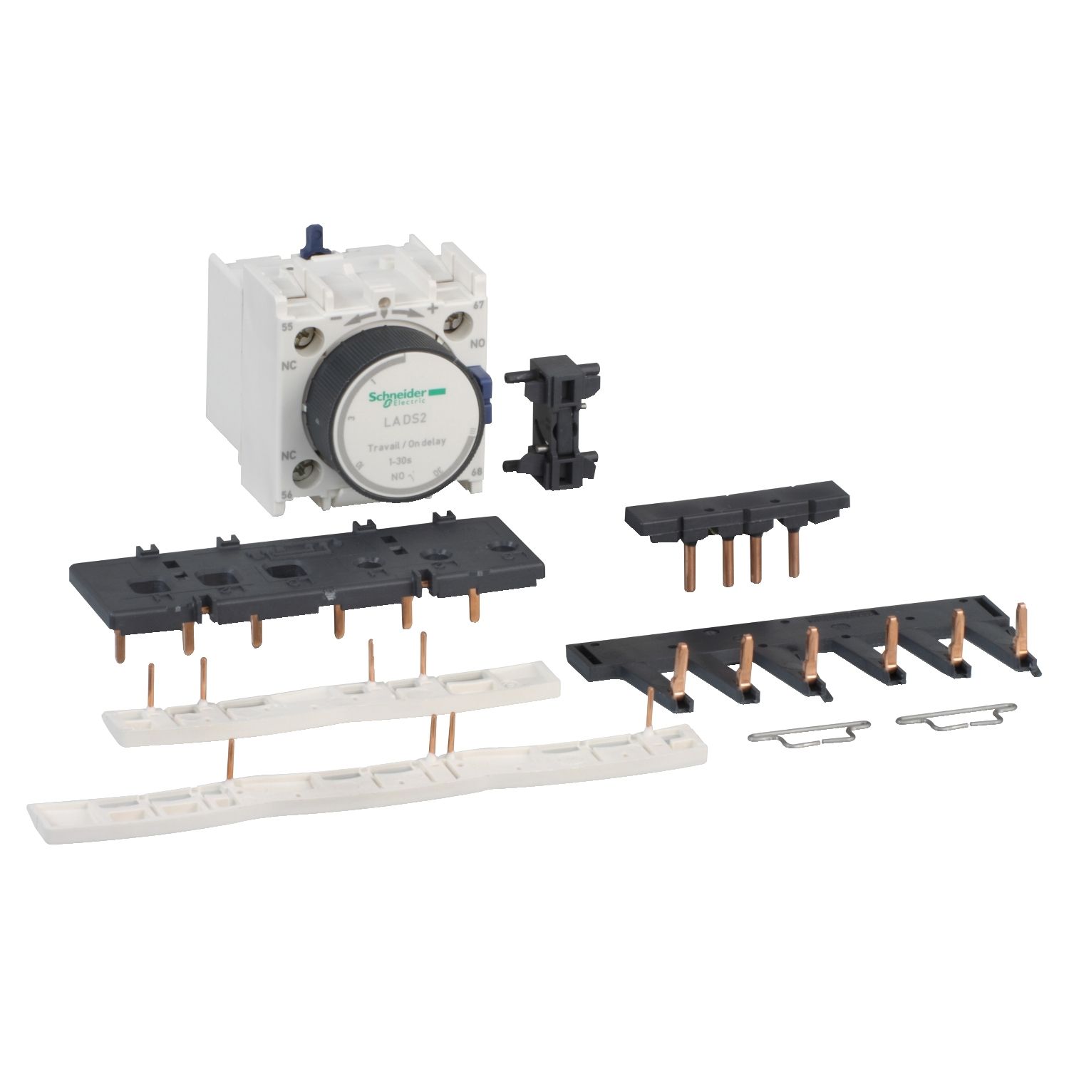 Picture of Kit for Star Delta Starter assembling, TeSys D, for 3 x Contactors LC1D09-D38 star identical, with timer block