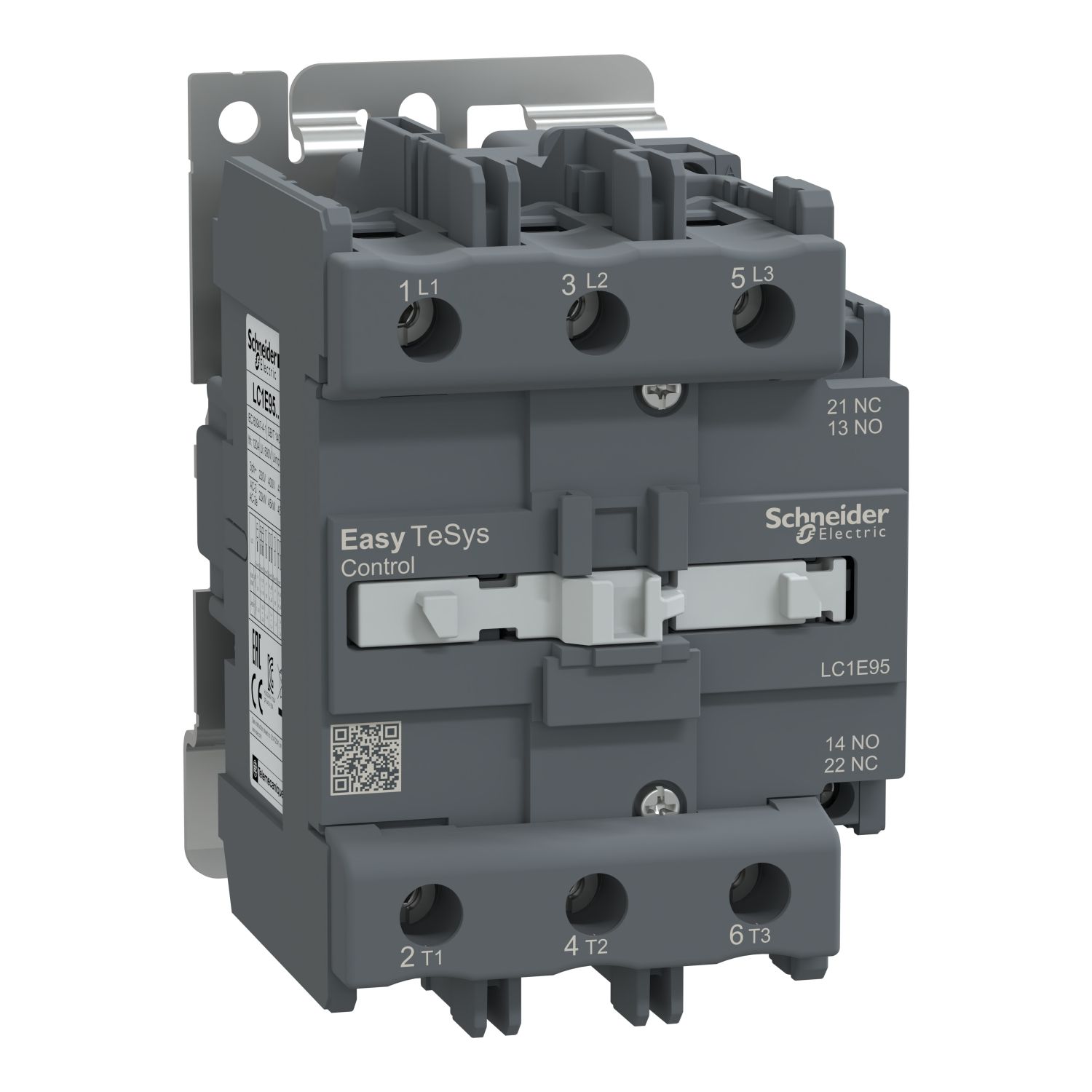 Picture of Contactor,Easy TeSys Control,LC1E,3P(3NO),AC-3,<=440V,95A,240V AC coil,50Hz