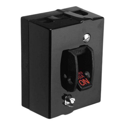 Picture of Switch Surface, Clipsal - Panel Mount, Double Pole, Front Wire, 500V, 80A, M150