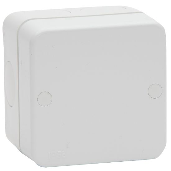 Picture of WP Series Weatherproof Junction Box; 1-Gang, Light Grey