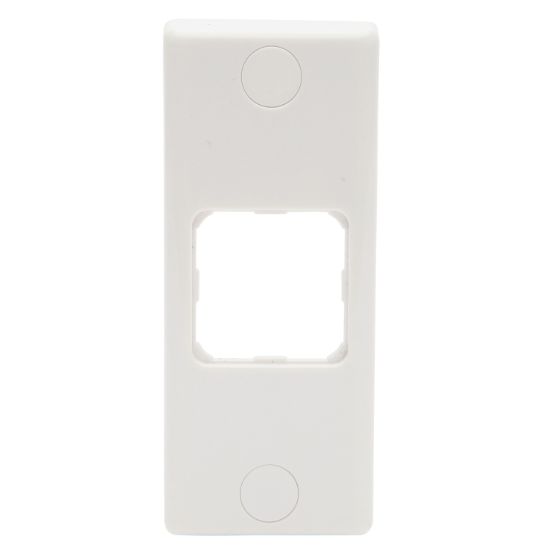 Picture of Architrave 1 Aperture Grid Switch Plate; Vertical/Horizontal Mount, White