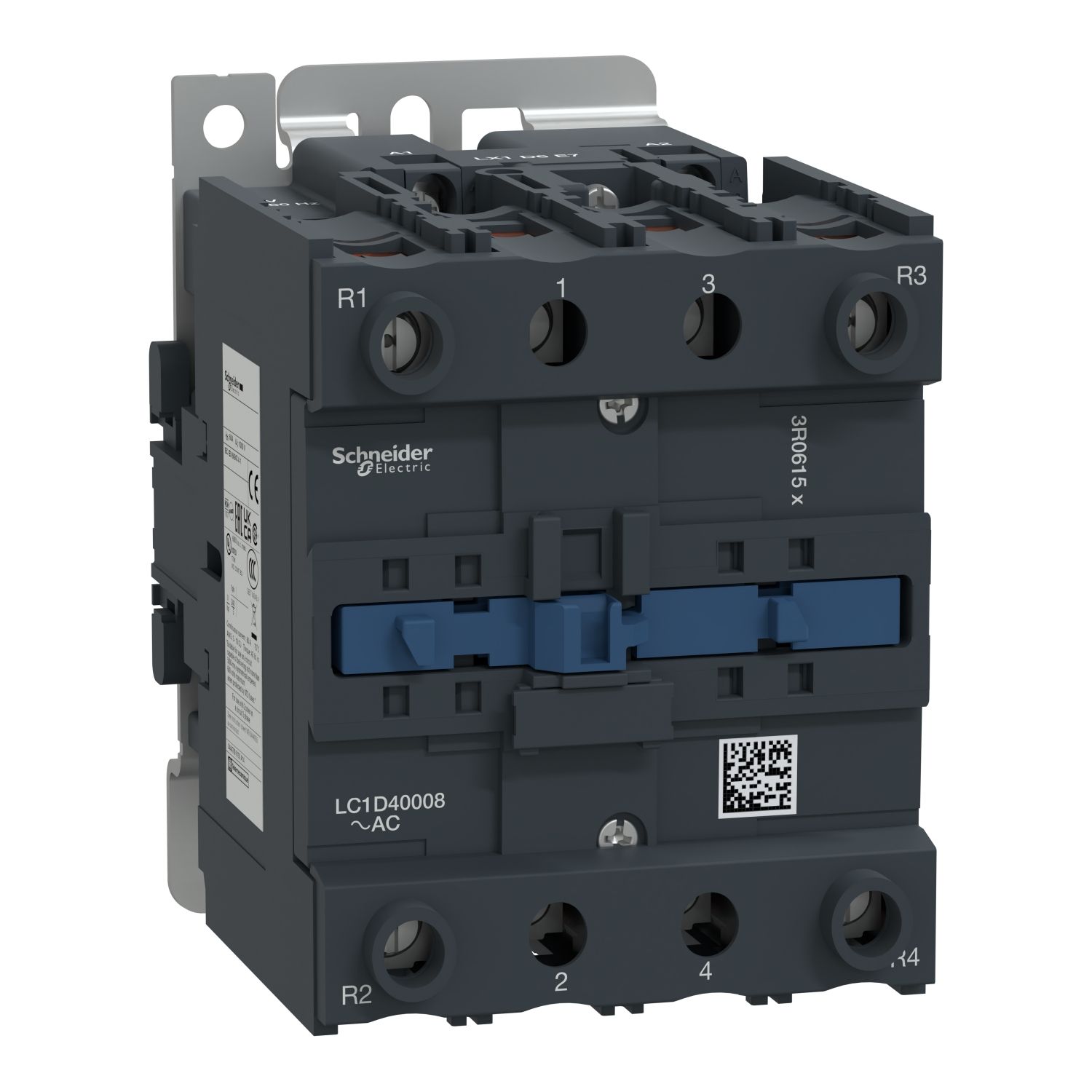 Picture of Contactor, TeSys D, 4P(2NO+2NC),AC-1,<=440V 60A,48V AC 50Hz coil