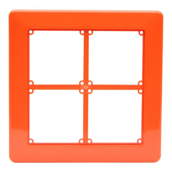 Picture of Flush Surround 4-Gang, 2 x 2 Configuration, Resistant Orange