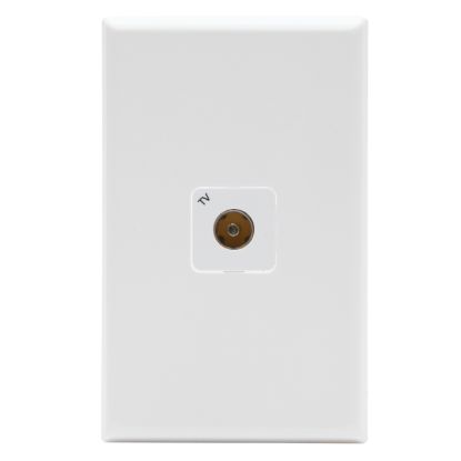 Picture of TV Socket Outlet; TV Legend, White