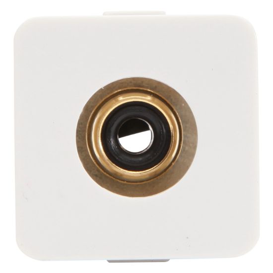 Picture of RCA Audio Socket; Black Socket, White