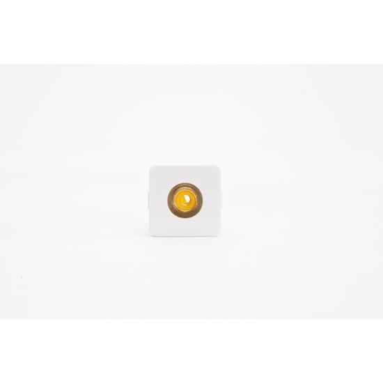 Picture of RCA Audio Socket; Yellow Socket, White