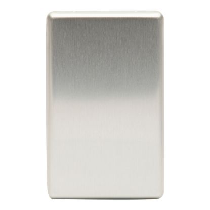 Picture of Full-Face Blank Switch Cover Plate; Metal, Stainless Steel