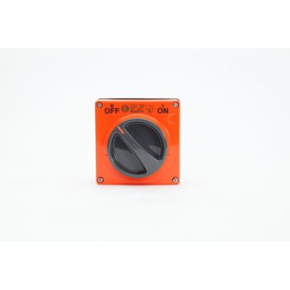 Picture of Switch, 16A, 500V, 2-Pole, Resistant Orange