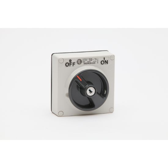 Picture of Switch, 20A, 415V, 3-Pole, Keylock Grey