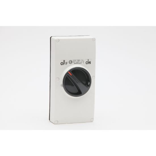 Picture of Switch, 50A, 415V, 3-Pole, 2-Gang, Resistant White