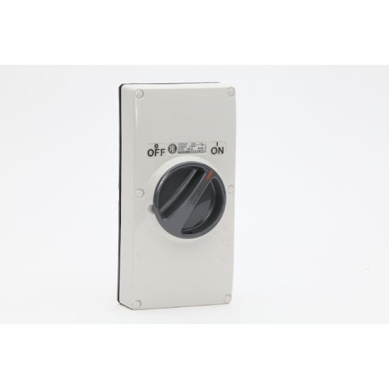 Picture of Switch - Base Mount, 32A, 415V, 3-Pole, 2-Gang, Grey