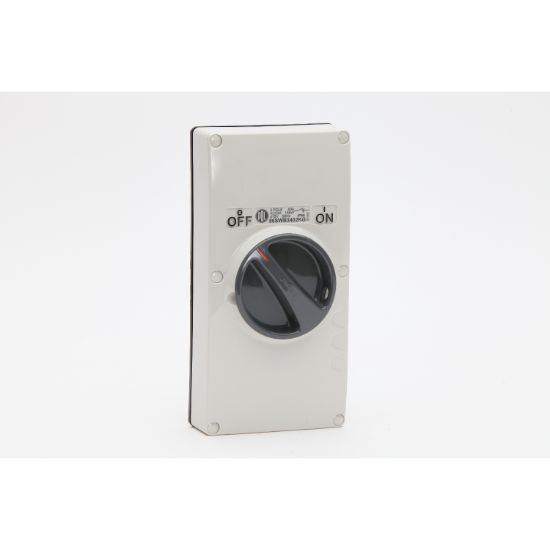 Picture of Switch - Base Mount, 40A, 415V, 3-Pole, 2-Gang, Grey