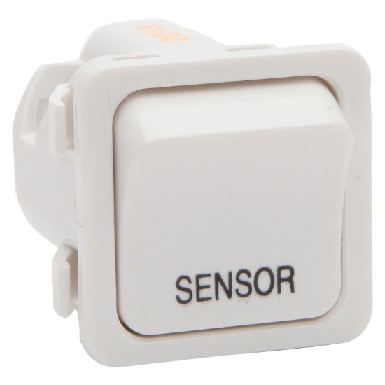 Picture of Switch 600 Series Mechanism - Single-pole - Marked SENSOR - 250 V - 20 A / 16 AX - White