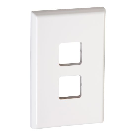 Picture of Cover Switch 600 Series - 2-gang - White