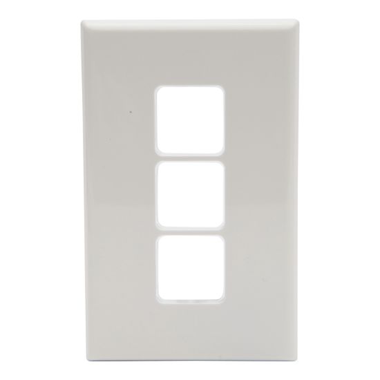 Picture of Cover Switch 600 Series - Vertical - 3-gang - White