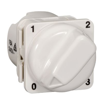 Picture of Switch 600 Series Mechanism - Rotary - 4-position - 240 V - 16 AX - White