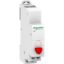 Picture of Single push button, Acti9, 1NC red