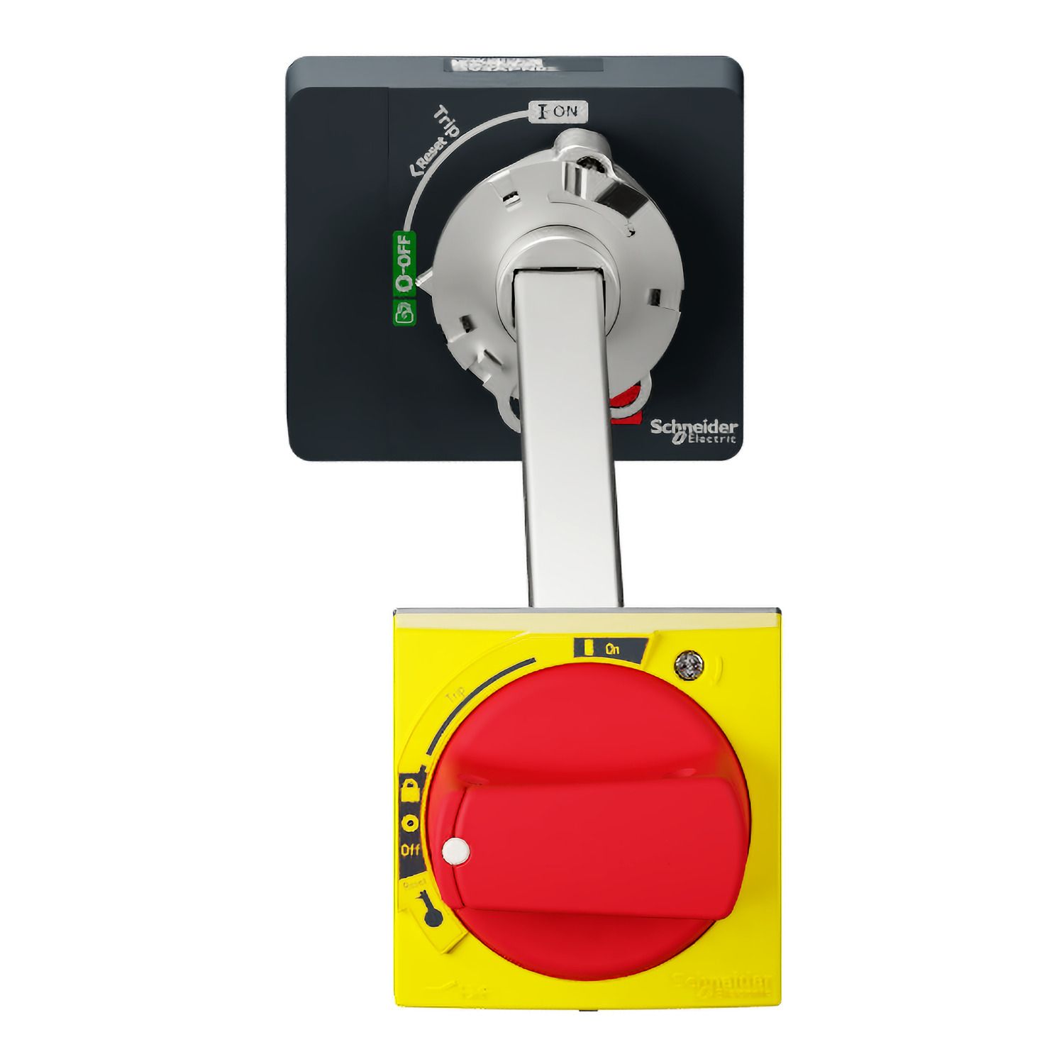 Picture of Rotary handle kit, TeSys GV4, TeSys GV4, extended, fixed, red, IP54