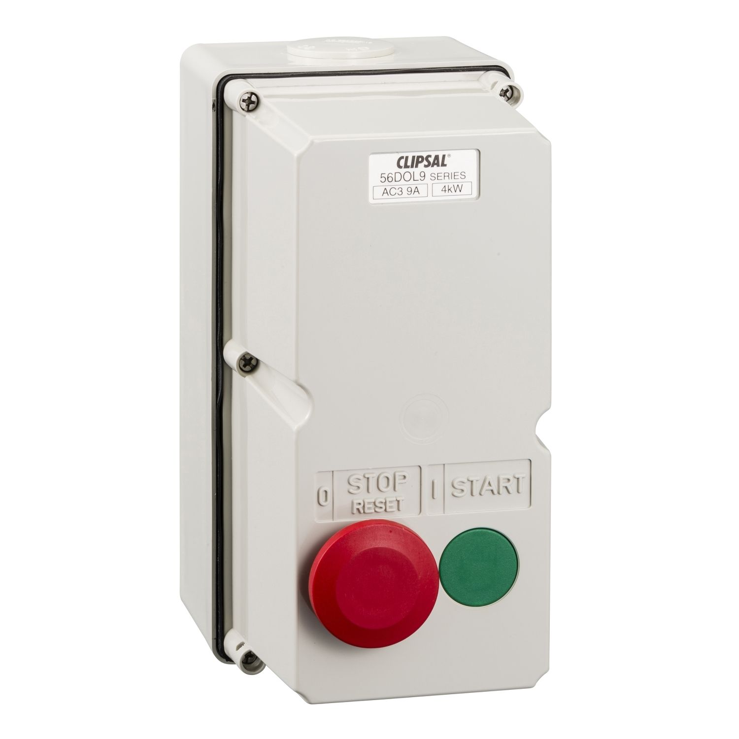 Picture of DOL Motor Starter, Clipsal - 56 Series, 4kW, 415V, 2 Push Button, LRD10