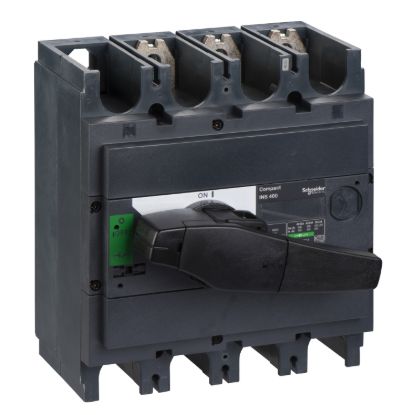 Picture of Switch disconnector, ComPact, Compact INS400 , 400 A, standard version with black rotary handle, 3 poles