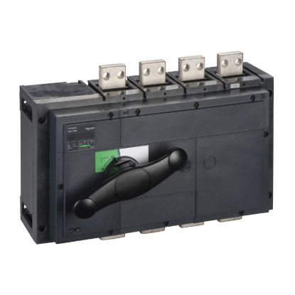Picture of switch disconnector, Compact INS1000, 1000A, standard version with black rotary handle, 4 poles