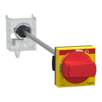 Picture of Extended rotary handle kit,TeSys Deca frame 3,IP54,red handle,with trip indication,for GV3L/GV3P