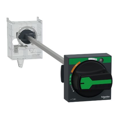 Picture of Extended rotary handle kit,TeSys Deca frame 3,IP54,black handle,with trip indication,for GV3L/GV3P