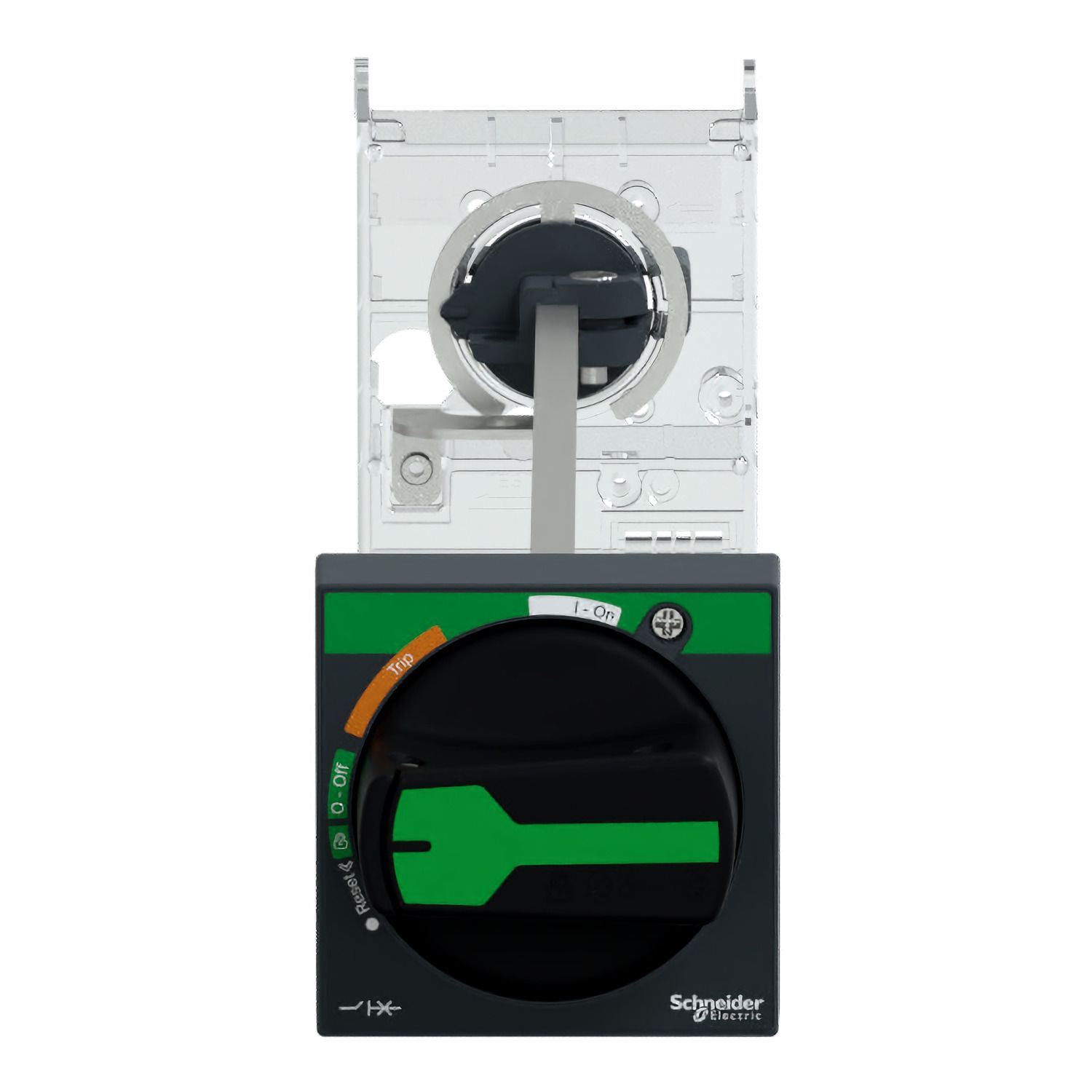 Picture of Extended rotary handle kit,TeSys Deca frame 3,IP54,black handle,with trip indication,for GV3L/GV3P
