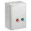 Picture of Enclosed DOL starter,TeSys LE,65A,380V AC coil,including 1 LC1D,2 pushbuttons