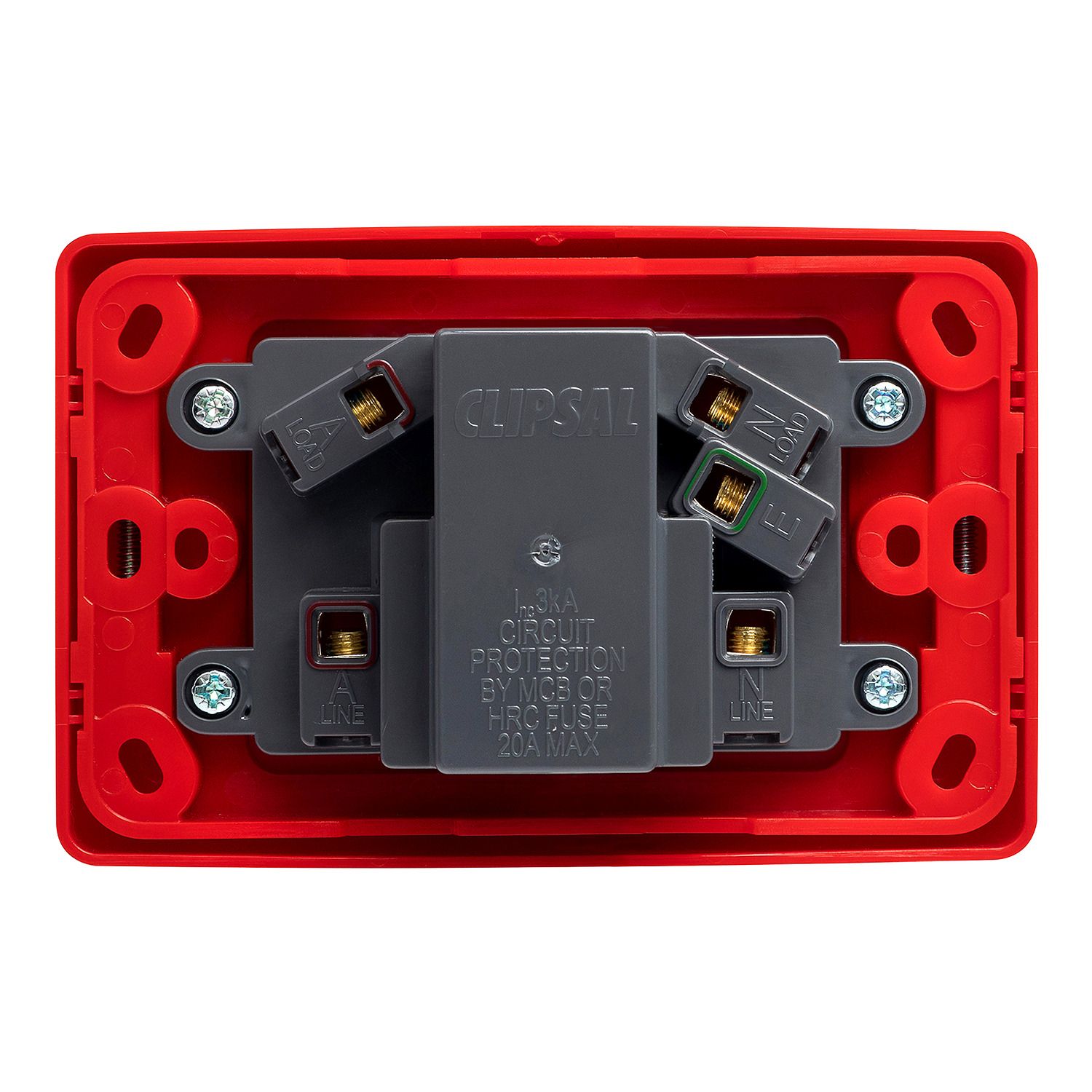 Picture of Residual Current Circuit Breaker, Medilec, 2 Pole, 20A, 10mA, 250V, Horizontal
