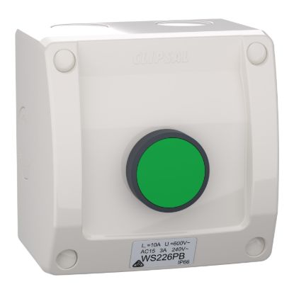 Picture of Switch, Weathershield, Push Button, 1-Gang, 3A, 240VAC, IP66