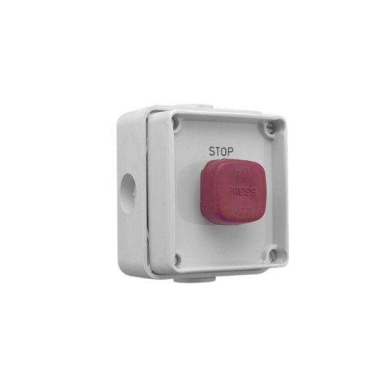 Picture of SWITCH 1 GANG WEATHER PROTECTED PUSH BUTTON 10A 250V