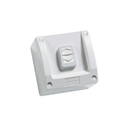 Picture of Surface Switch, Weathershield, 1 Gang, 250VAC, 10A, WS Series, Intermediate