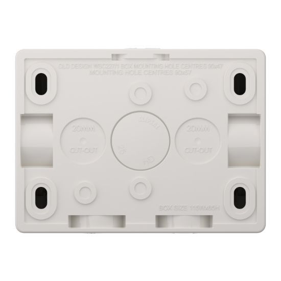 Picture of Socket, Weathershield, Twin, 10A, 250VAC, IP54