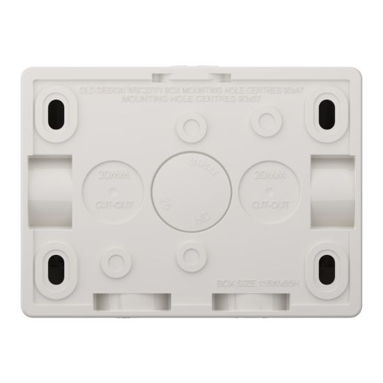 Picture of Twin Socket with Extra Switch, Weathershield, 10A, 250VAC, IP54