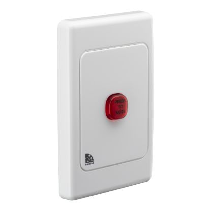 Picture of Audible/Visual Alarm, Medilec, 250VAC, 1 Gang, Vertical