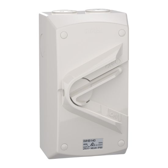 Picture of Switch, Weathershield, 1-Gang, 1 Pole, 40A, 250VAC, IP66