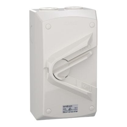 Picture of Switch, Weathershield, 1-Gang, 3 Pole, 20A, 500VAC, IP66