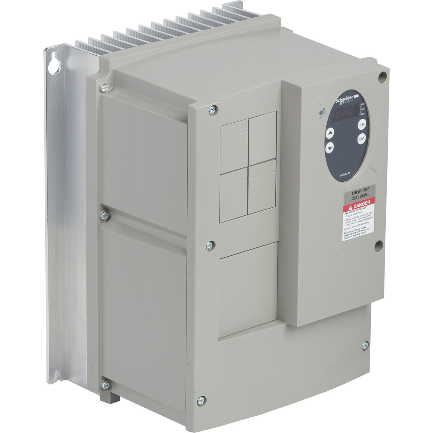 Picture of enclosed variable speed drive ATV31 - 1.5kW - 240V - IP55