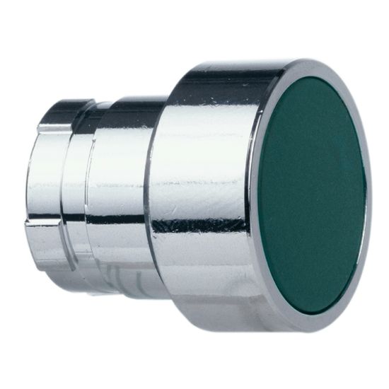 Picture of pushbutton head - Ø 22 - green