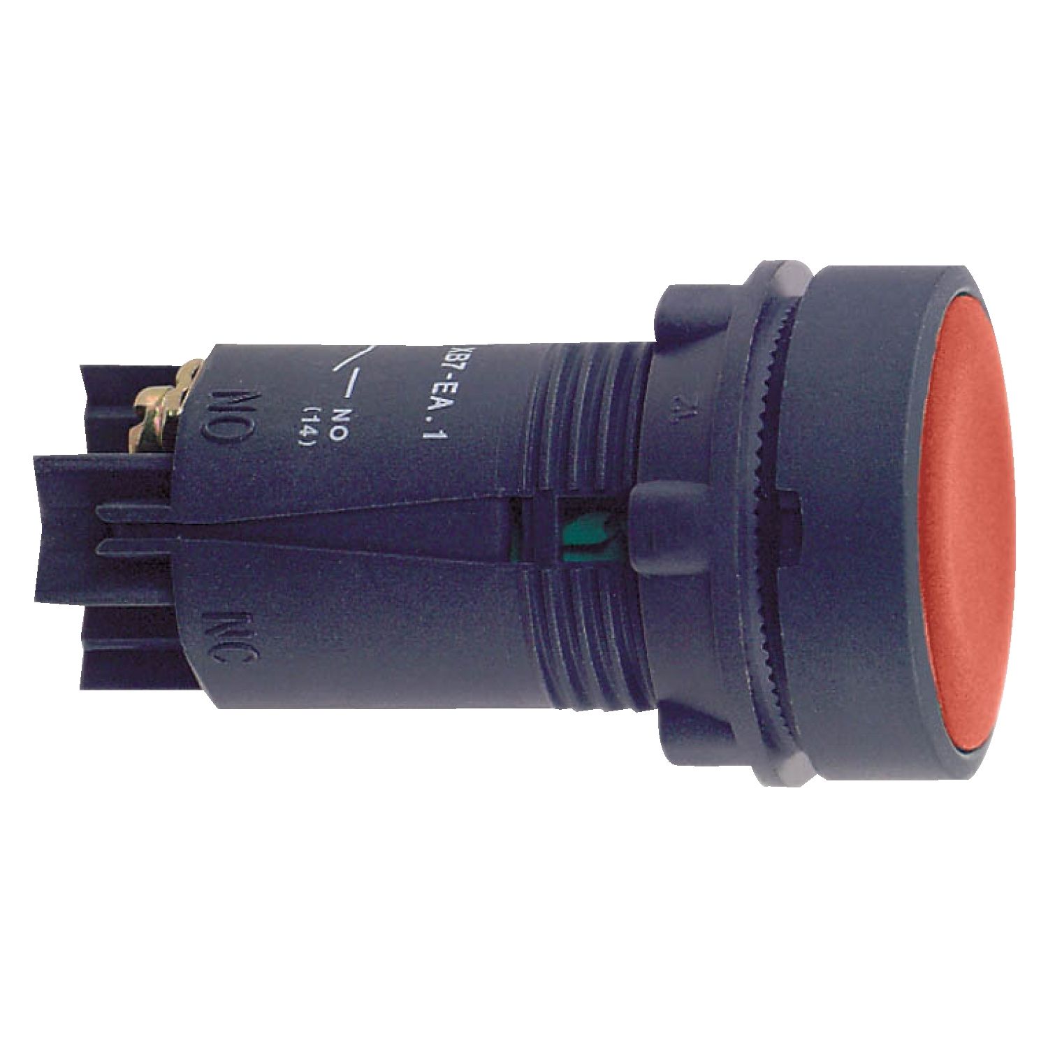 Picture of red pushbutton + 22 spring return - 1OC