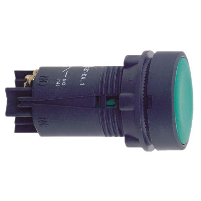 Picture of green pushbutton + 22 spring return - 1OC