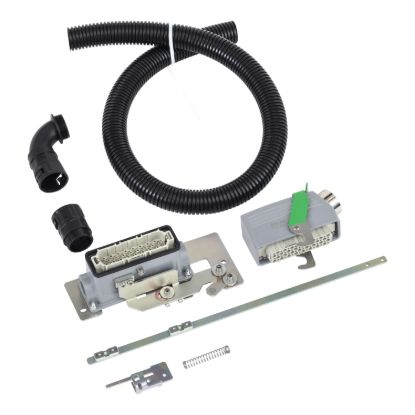 Picture of LV connector plug, EasyPact EXE, 64 pin, male and female, withdrawable