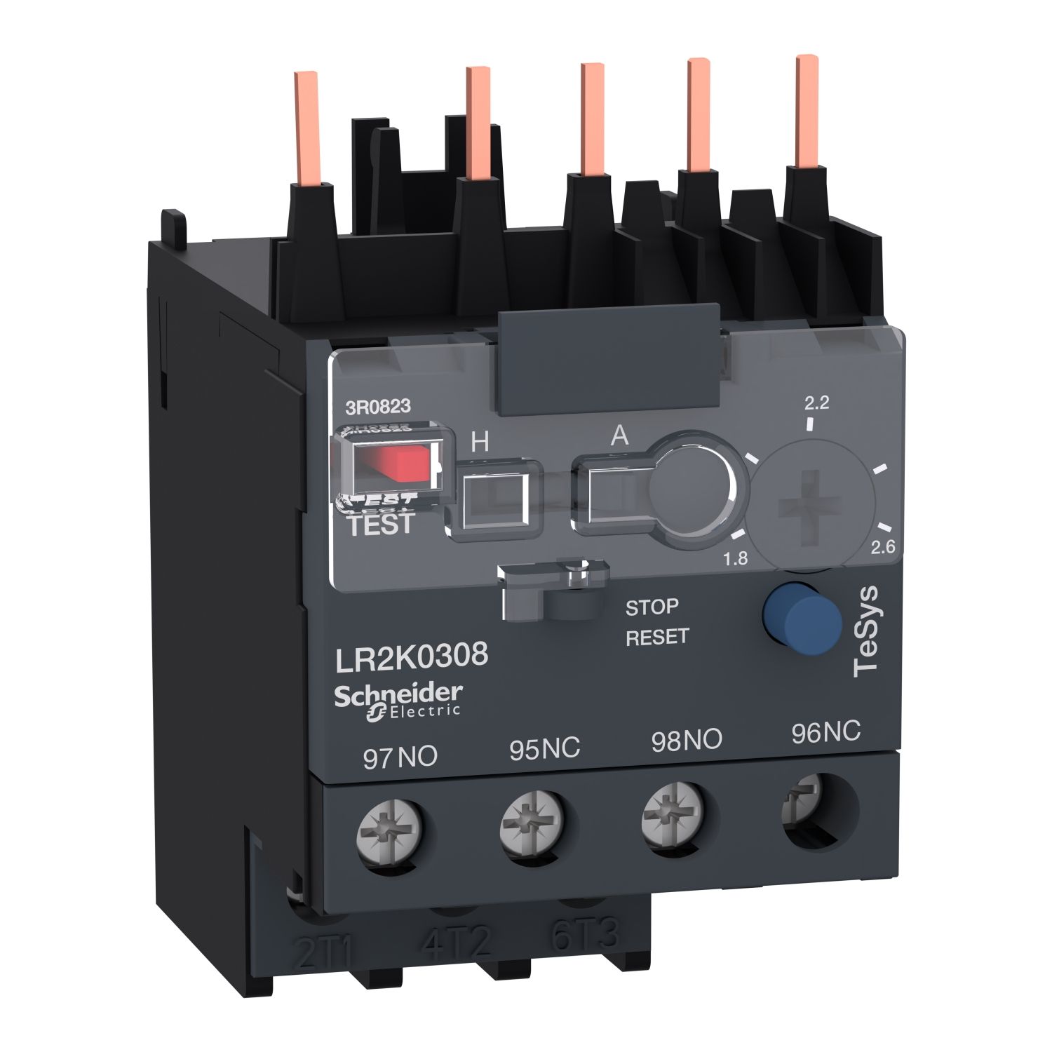 Picture of Differential thermal overload relay, TeSys LR2 K, TeSys K, 1.8...2.6A, class 10A
