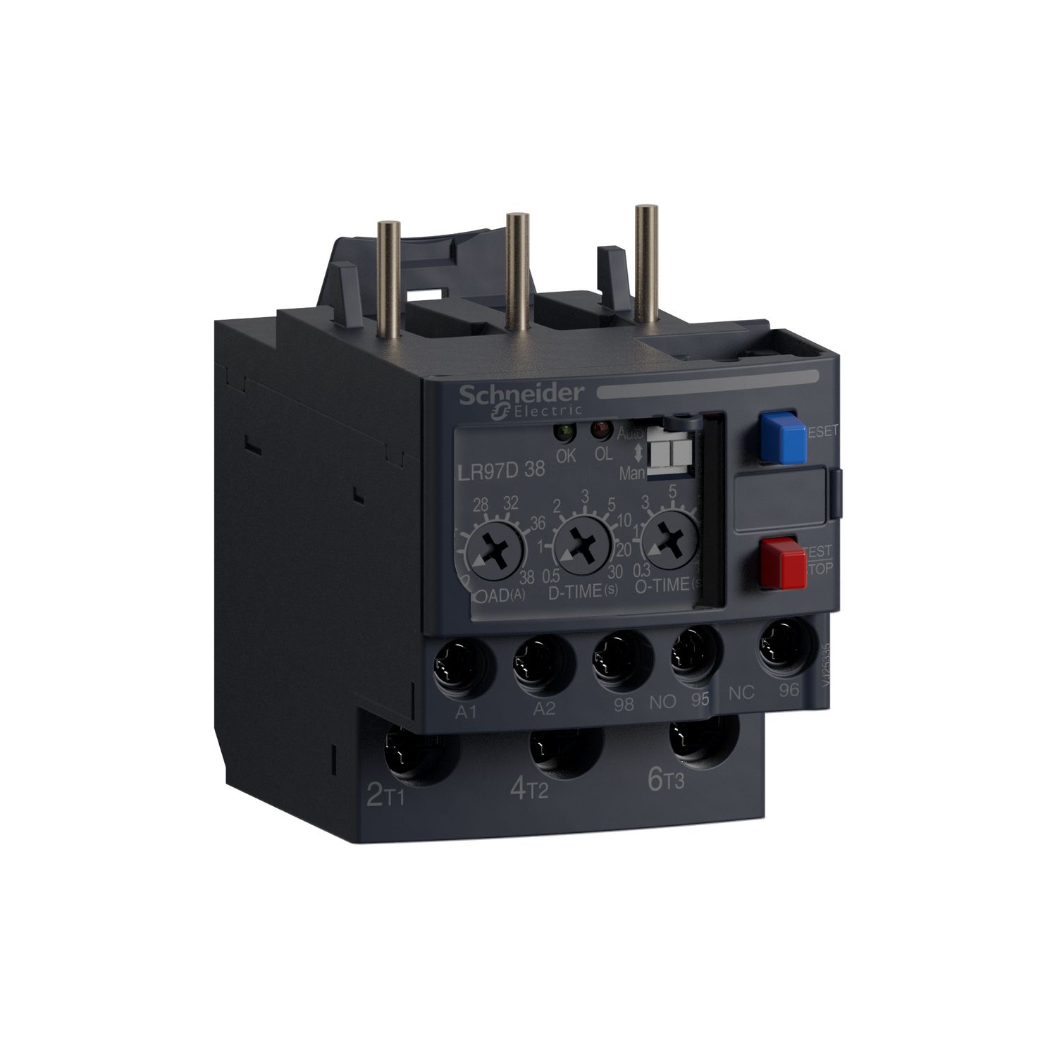 Picture of Electronic overcurrent relay, TeSys LR97D, 200 to 240VAC, 20 to 38A, 1C/O