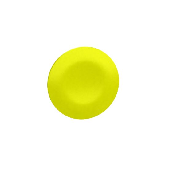 Picture of yellow cap unmarked for rectangular multiple-headed pushbutton 22mm