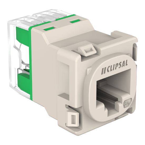 Picture of RJ45 Jack, Clipsal Actassi, CAT6A UTP 30M