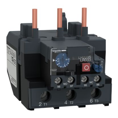 Picture of Thermal overload relay,TeSys Deca,5.5-8A,1NO+1NC,class 10A,screw clamp,for LC1D80